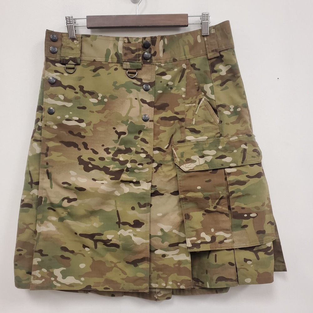 5.11 Tactical Mens Commando Kilt Size 34 Cargo Utility Camouflage Camo Multicam